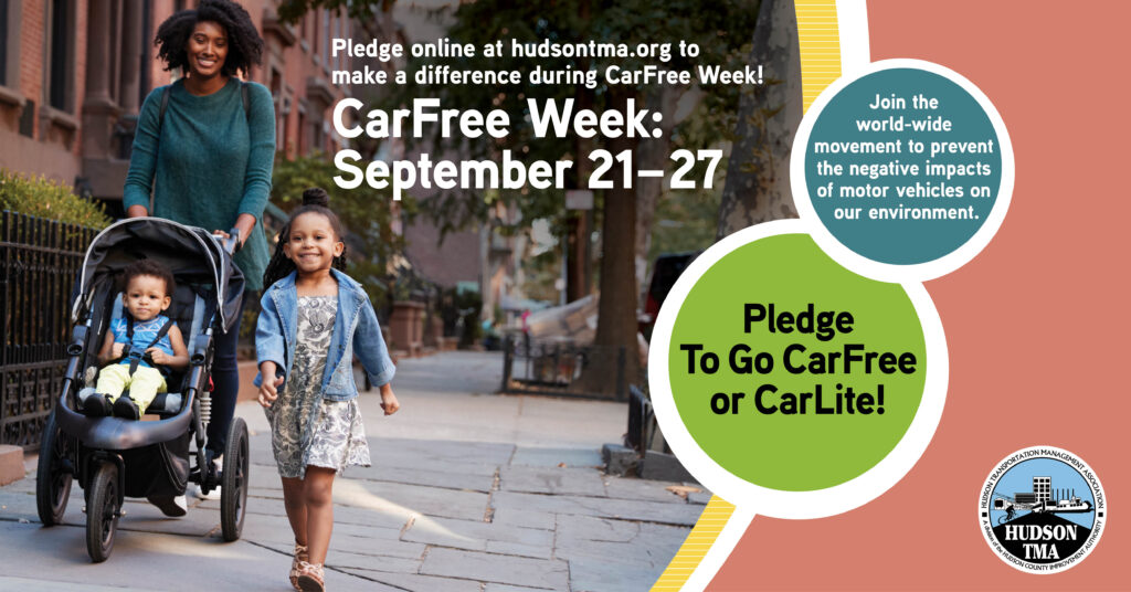CarFree Week in Hudson County, New Jersey September 21 – 27, 2020