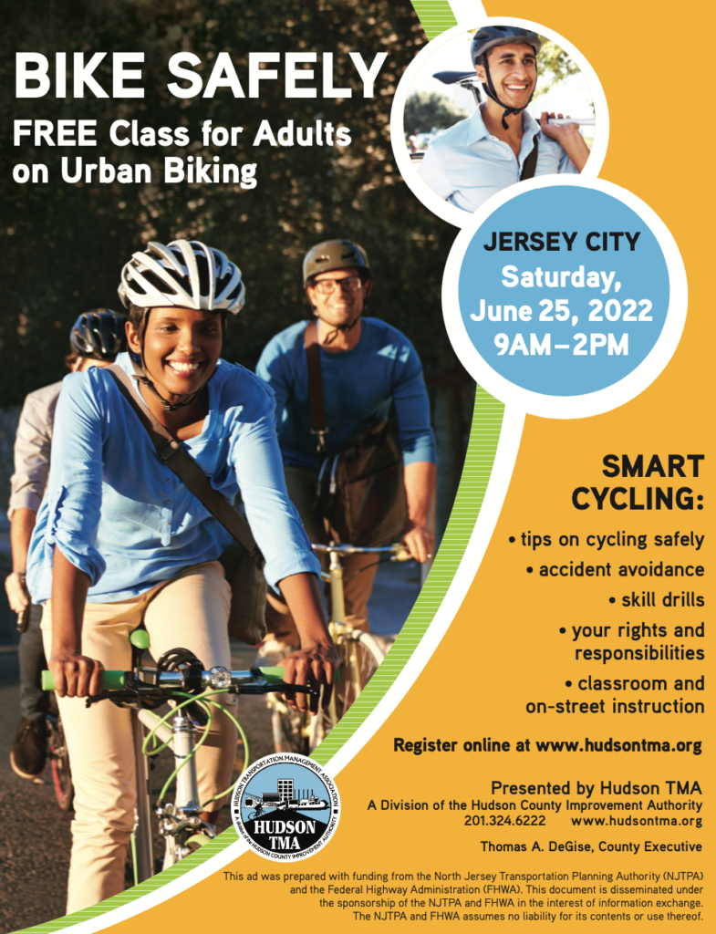 Adult Smart Cycling Class Bike Routes Commuting Hudson TMA